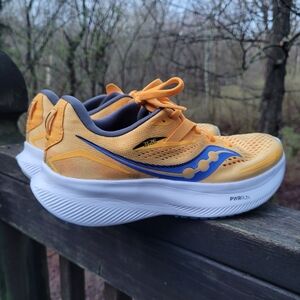 Saucony Womens Running Shoes - Orange and Blue